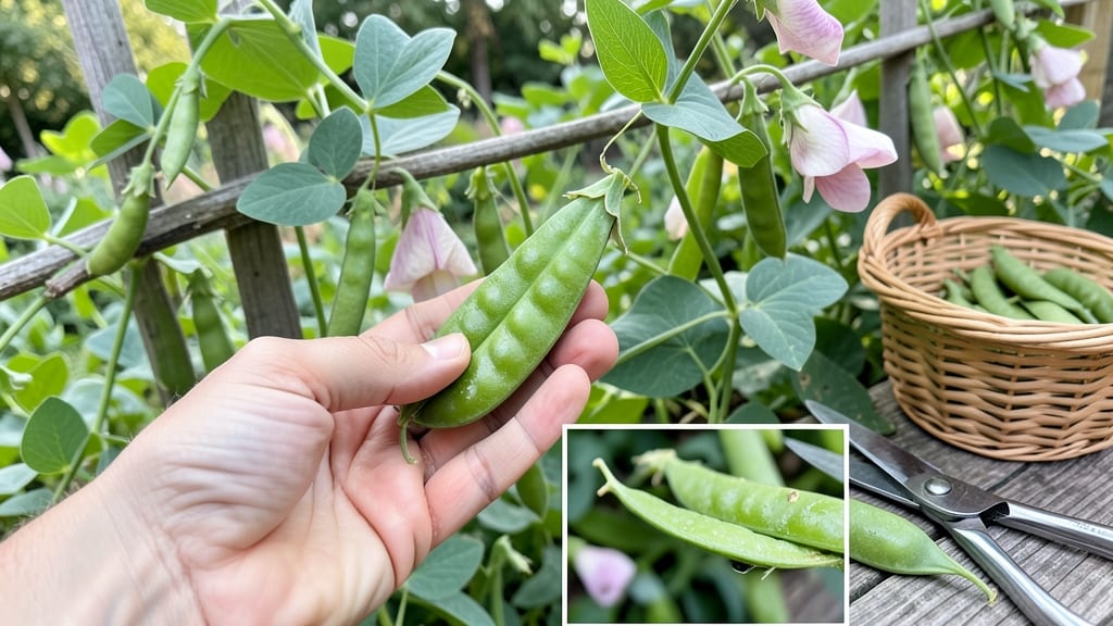 When to Harvest Sweet Peas: Pod Size and Snap Test for Peak Sweetness