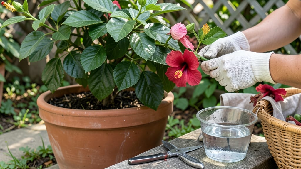 How to Harvest Hibiscus: When Blooms Fall and Leaves Stay Green
