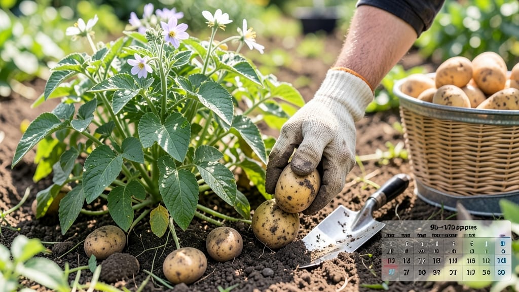 How Long From Planting to Harvesting Potatoes: Exact Days by Variety