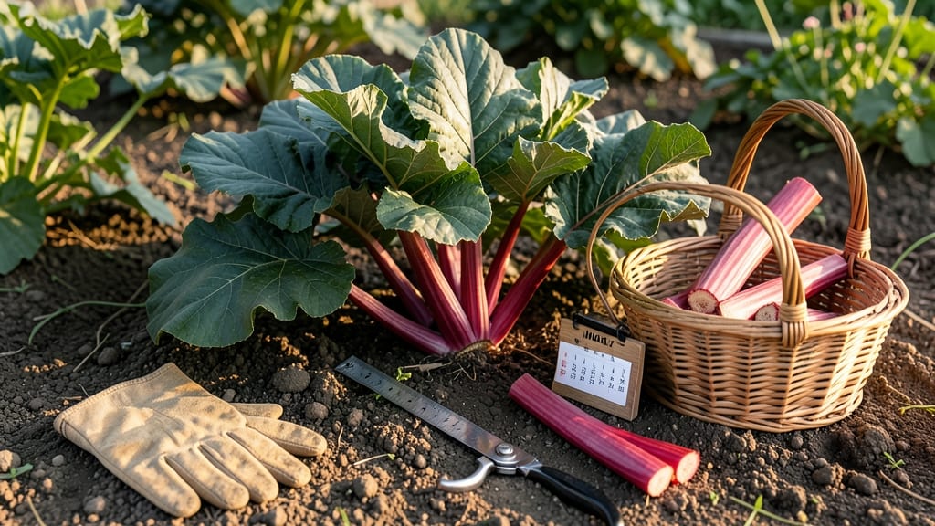 How and When to Harvest Rhubarb: Stem Color and Size Guide for Peak Flavor