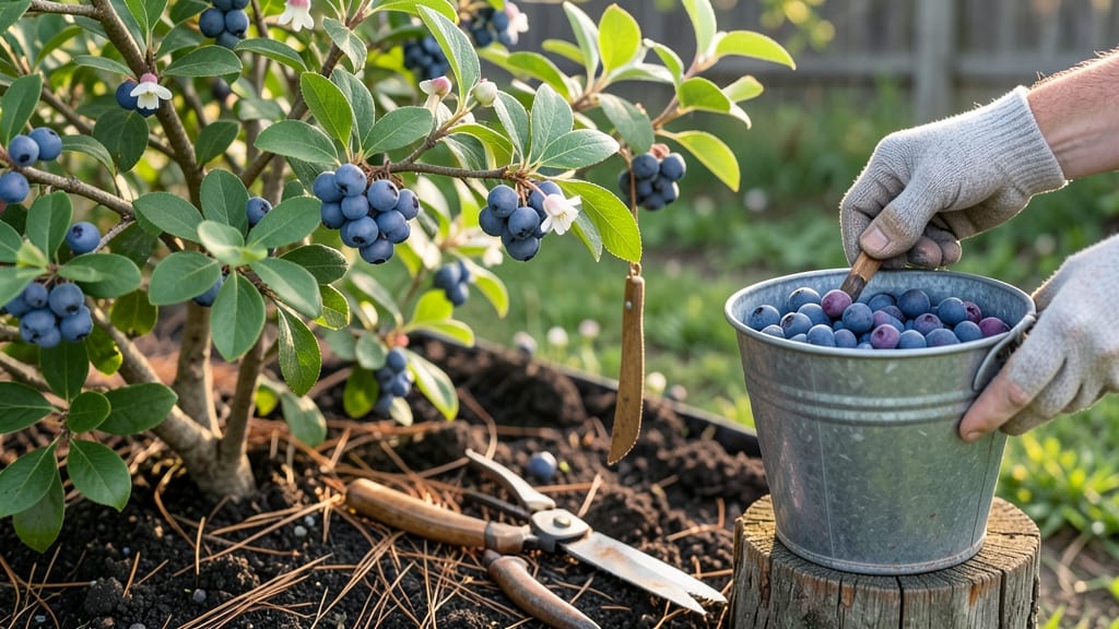 When to Harvest Blueberries: Berry Color, Stem Snap & Size Guide for Peak Flavor