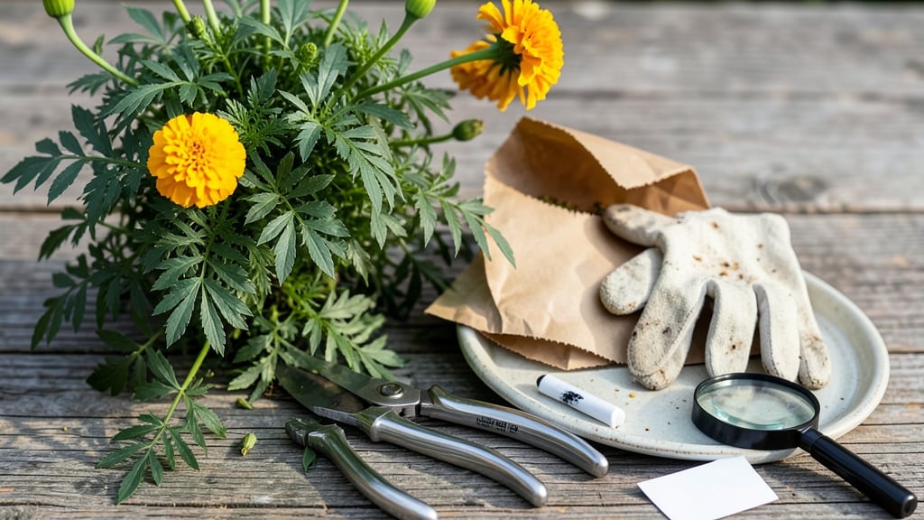 How to Harvest Marigold Seeds: When Pods Turn Brown & Dry Completely