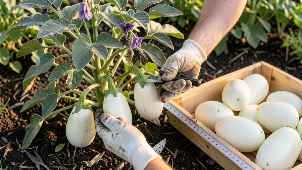 When to Harvest White Eggplant: 3 Tactile Tests for Perfect Firmness