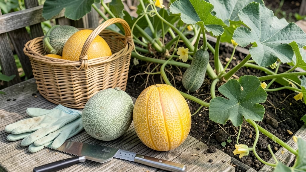 When to Harvest Cantaloupe From Garden: 3 Tactile Tests for Peak Ripeness