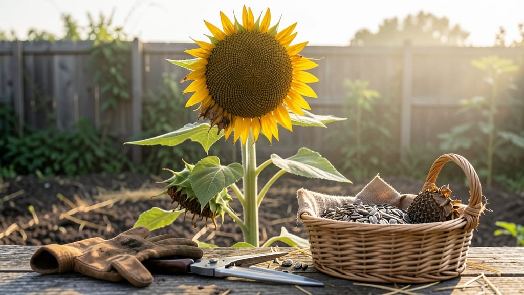 When to Harvest Sunflowers: Stem Color & Seed Readiness Guide
