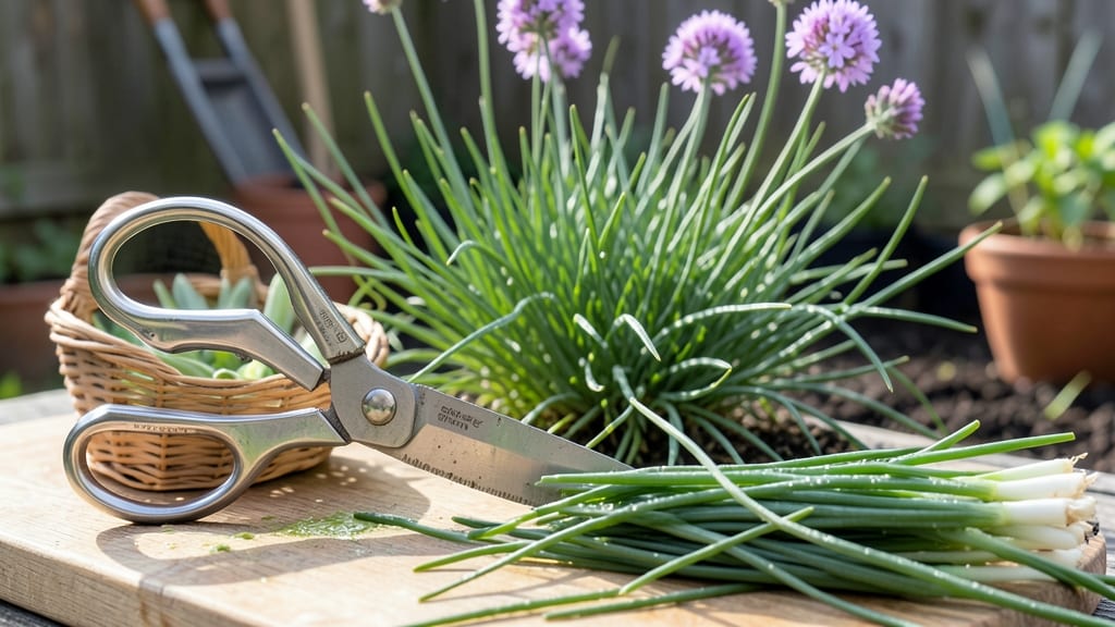 How to Harvest Chives: When Stems Reach 8 Inches for Peak Flavor