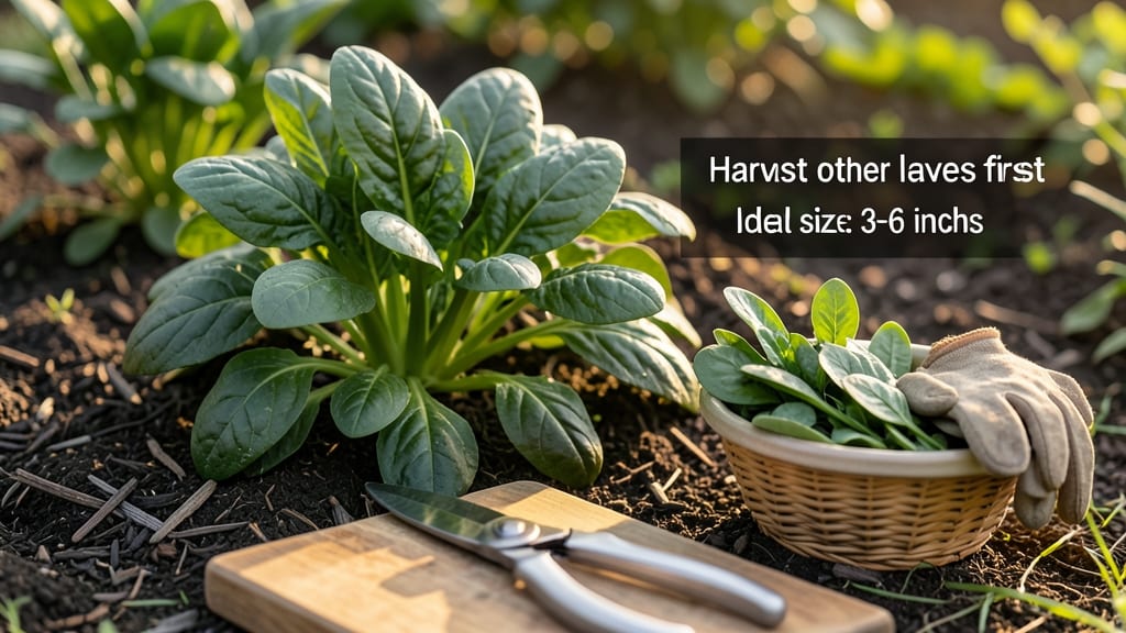 When to Harvest Spinach Leaves: 3 Tactile Tests for Tender, Young Growth