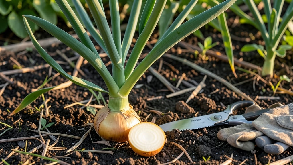 When to Harvest Yellow Onions: Bulb Size and Base Shrivel Test Guide