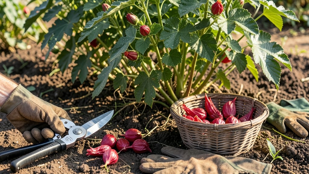 When to Harvest Roselle: Pod Color Shift & Seed Maturity Test