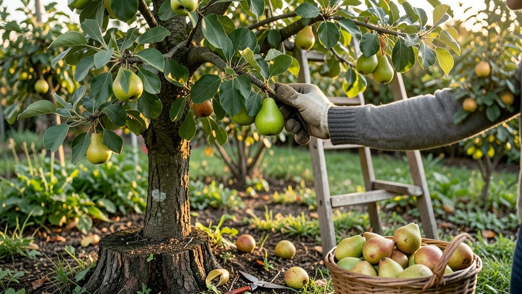 When to Harvest Bartlett Pears: Firmness and Blush Test for Peak Flavor